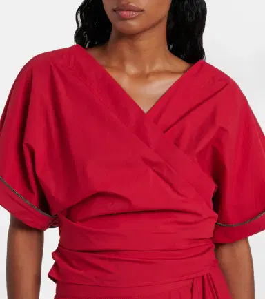 Brunello Cucinelli Cotton-blend blouse | Thumbnail 5