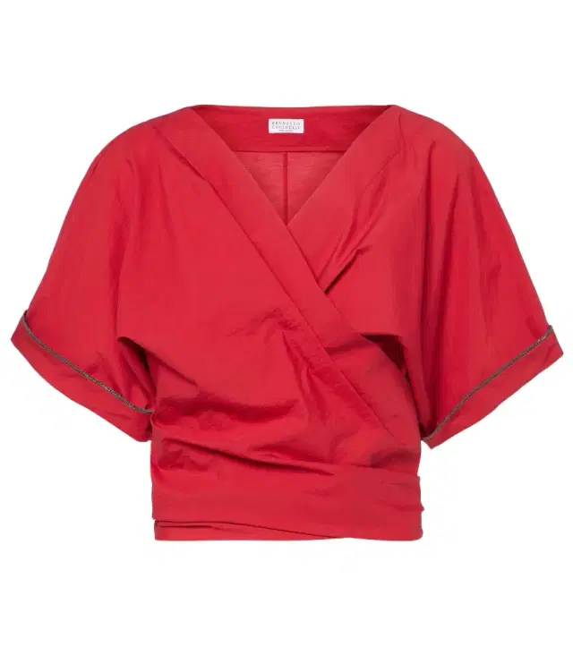 Brunello Cucinelli Cotton-blend blouse