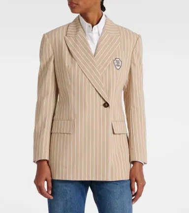Brunello Cucinelli Cotton and silk blazer | Thumbnail 4