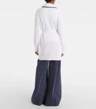 Brunello Cucinelli Ribbed-knit cotton cardigan | Thumbnail 2