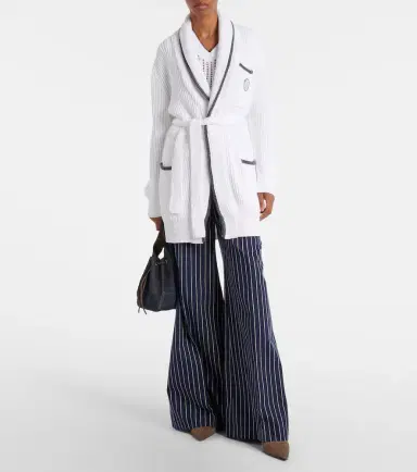 Brunello Cucinelli Ribbed-knit cotton cardigan | Thumbnail 5