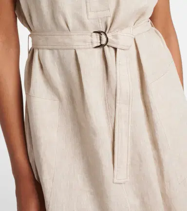 Brunello Cucinelli Linen maxi dress | Thumbnail 3