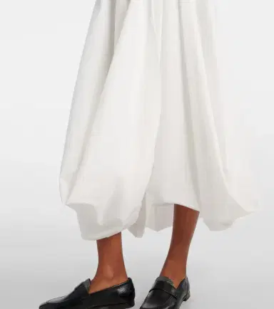 Brunello Cucinelli Cotton-blend midi dress | Thumbnail 4