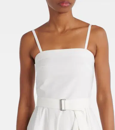 Brunello Cucinelli Cotton-blend midi dress | Thumbnail 5