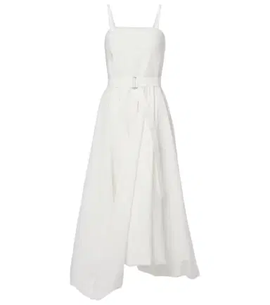 Brunello Cucinelli Cotton-blend midi dress | Thumbnail 1