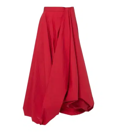 Brunello Cucinelli Cotton-blend midi skirt | Thumbnail 1