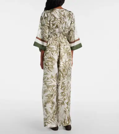 Brunello Cucinelli Silk wide-leg pants | Thumbnail 3