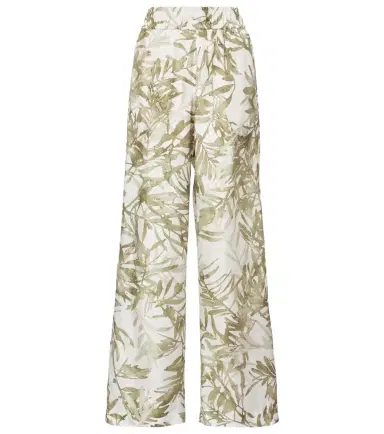 Brunello Cucinelli Silk wide-leg pants | Thumbnail 1
