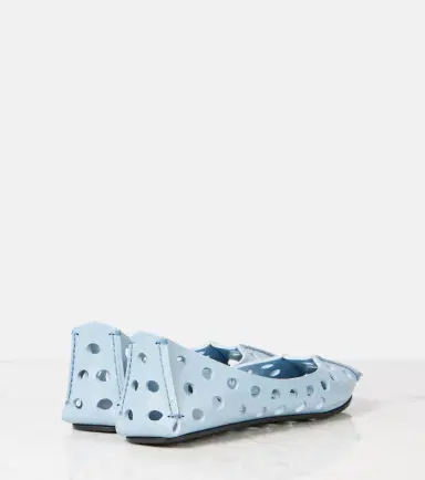 Alaïa Alaïa Perfo leather ballet flats | Thumbnail 3