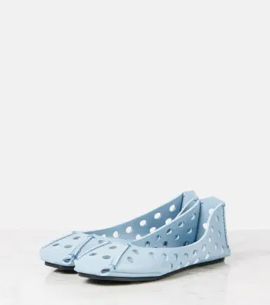 Alaïa Alaïa Perfo leather ballet flats | Thumbnail 4