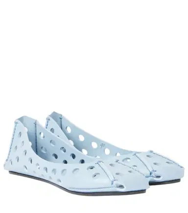 Alaïa Alaïa Perfo leather ballet flats | Thumbnail 1