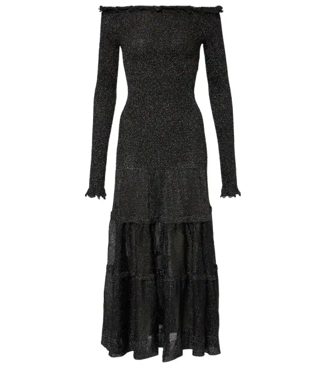Altuzarra Polly off-shoulder jersey maxi dress