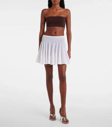 Alaïa Alaïa Infradito mirrored leather thong sandals | Thumbnail 5