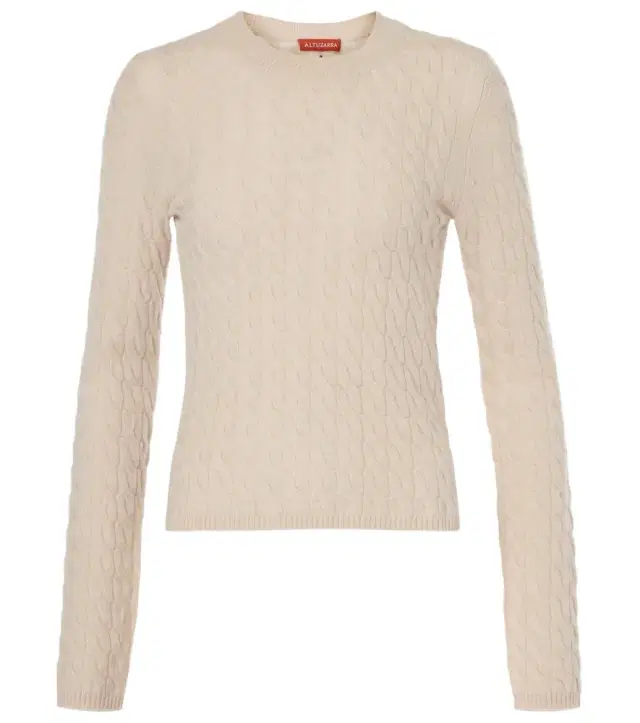 Altuzarra Milla cable-knit cashmere sweater