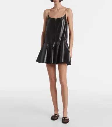 Alaïa Alaïa Infradito fishnet leather-trimmed mules | Thumbnail 5 Alaïa Alaïa Infradito fishnet leather-trimmed mules | Thumbnail 5