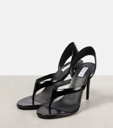 Alaïa Alaïa Infradito leather thong sandals | Thumbnail 4