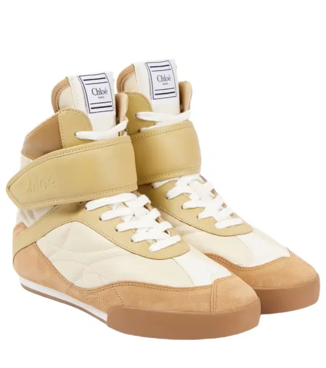 Chloe Chloé Chloé Kick high-top leather sneakers