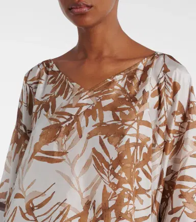 Brunello Cucinelli Printed silk top | Thumbnail 5