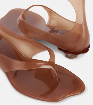 Chloe Chloé Chloé Jelly thong sandals | Thumbnail 4 Chloe Chloé Chloé Jelly thong sandals | Thumbnail 4