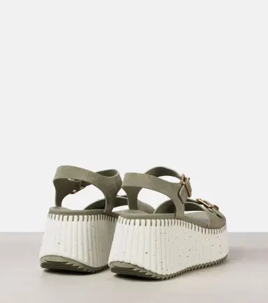 Chloé Chloé Nama suede platform sandals | Thumbnail 3