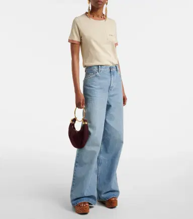 Chloé Chloé Maxime leather wedges | Thumbnail 3