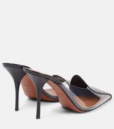 Alaïa Alaïa Le Caur Abstrait 90 patent leather mules | Thumbnail 3 Alaïa Alaïa Le Caur Abstrait 90 patent leather mules | Thumbnail 3
