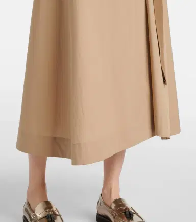 Brunello Cucinelli Belted cotton shirt dress | Thumbnail 5