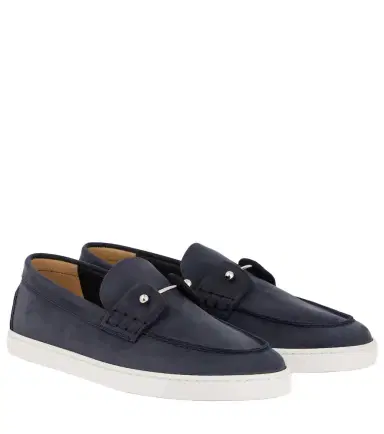 Christian Louboutin Chambeliboat leather slip-on shoes | Thumbnail 1 Christian Louboutin Chambeliboat leather slip-on shoes | Thumbnail 1