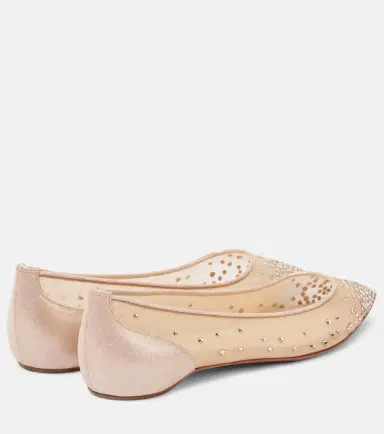 Christian Louboutin Follies Strass mesh ballet flats | Thumbnail 3 Christian Louboutin Follies Strass mesh ballet flats | Thumbnail 3