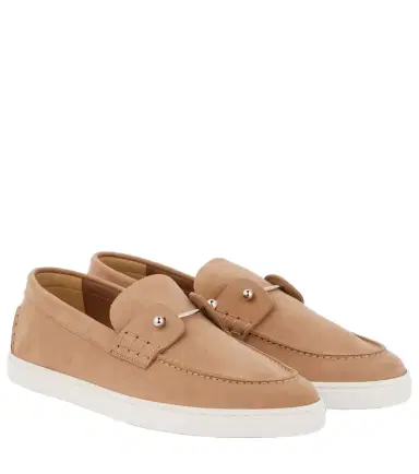 Christian Louboutin Chambeliboat leather slip-on shoes | Thumbnail 1
