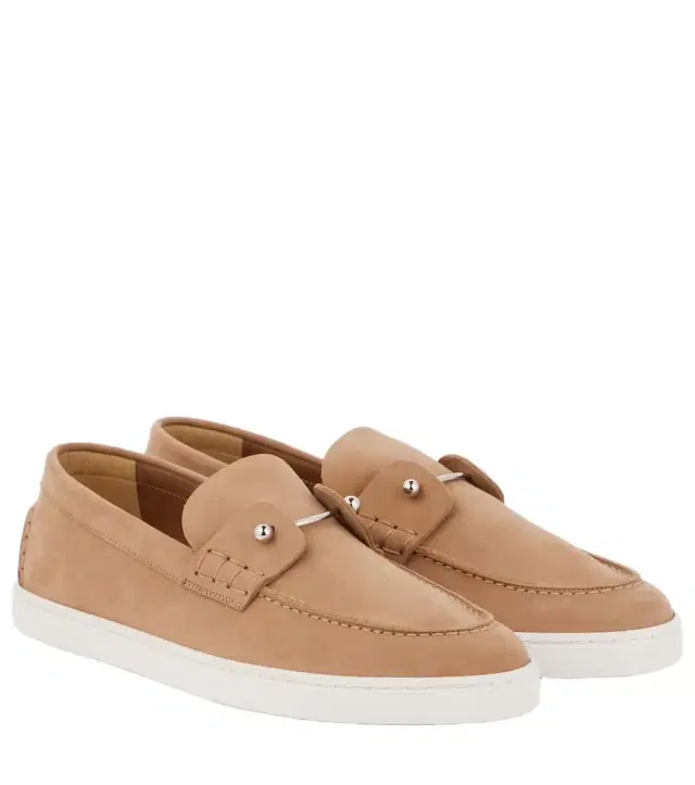 Christian Louboutin Chambeliboat leather slip-on shoes
