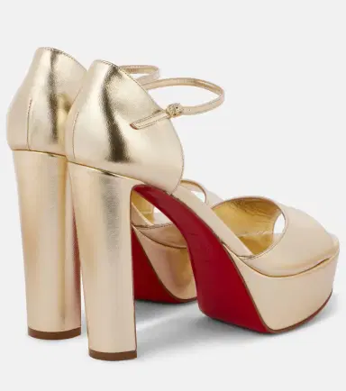Christian Louboutin Sandaloo 130 leather peep-toe pumps | Thumbnail 3 Christian Louboutin Sandaloo 130 leather peep-toe pumps | Thumbnail 3
