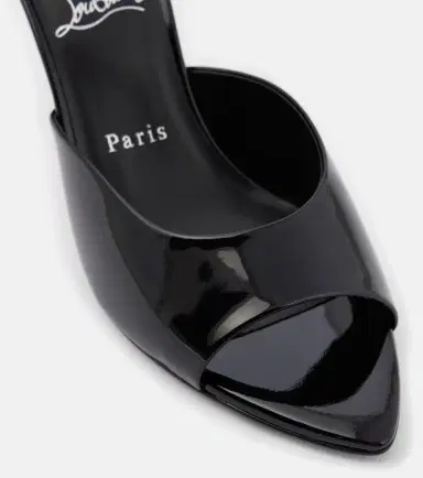 Christian Louboutin Miss Z 80 patent leather mules | Thumbnail 2