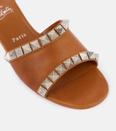 Christian Louboutin Pyramule 30 spiked leather mules | Thumbnail 4 Christian Louboutin Pyramule 30 spiked leather mules | Thumbnail 4