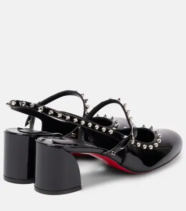 Christian Louboutin Janispikes 55 patent leather Mary Jane pumps | Thumbnail 3