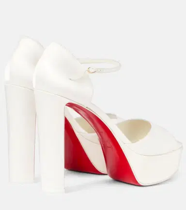 Christian Louboutin Bridal Sandaloo 130 crêpe satin platform sandals | Thumbnail 2 Christian Louboutin Bridal Sandaloo 130 crêpe satin platform sandals | Thumbnail 2