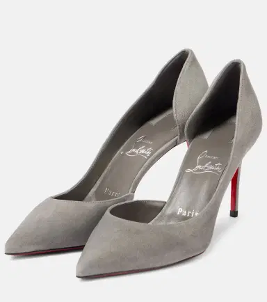 Christian Louboutin Irizia 85 suede pumps | Thumbnail 4 Christian Louboutin Irizia 85 suede pumps | Thumbnail 4