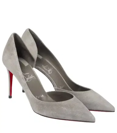 Christian Louboutin Irizia 85 suede pumps | Thumbnail 1 Christian Louboutin Irizia 85 suede pumps | Thumbnail 1