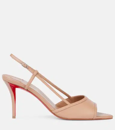 Christian Louboutin Miss Z 80 patent leather slingback pumps | Thumbnail 2