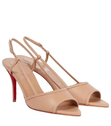 Christian Louboutin Miss Z 80 patent leather slingback pumps | Thumbnail 1