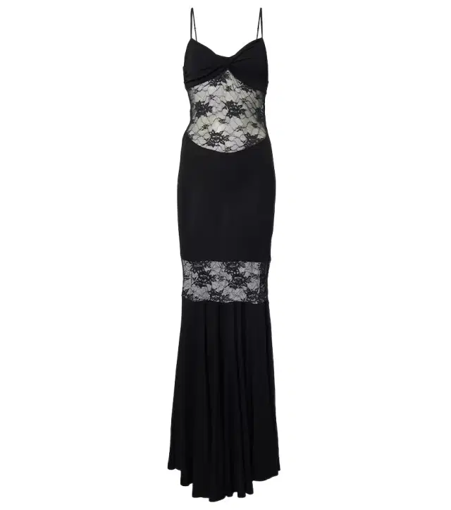 Nina Ricci Paneled lace gown