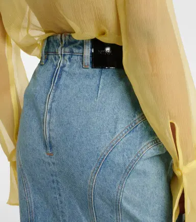Nina Ricci Denim midi skirt | Thumbnail 2 Nina Ricci Denim midi skirt | Thumbnail 2