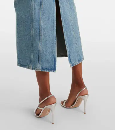 Nina Ricci Denim midi skirt | Thumbnail 4 Nina Ricci Denim midi skirt | Thumbnail 4