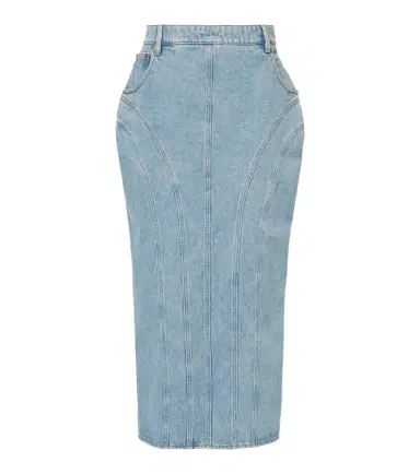 Nina Ricci Denim midi skirt | Thumbnail 1 Nina Ricci Denim midi skirt | Thumbnail 1