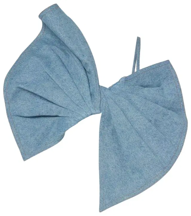 Nina Ricci Bow-detail denim top