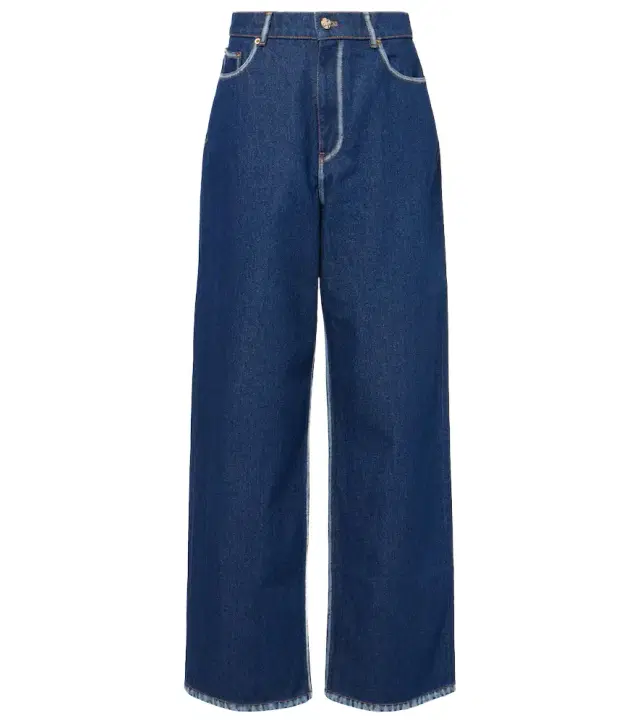 Nina Ricci High-rise wide-leg jeans