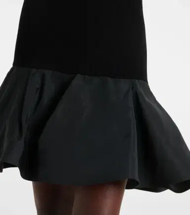 Nina Ricci Peplum cotton-blend midi dress | Thumbnail 5 Nina Ricci Peplum cotton-blend midi dress | Thumbnail 5