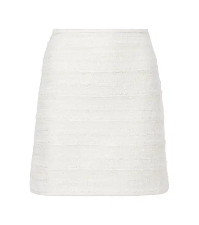 Nina Ricci Denim and tweed miniskirt