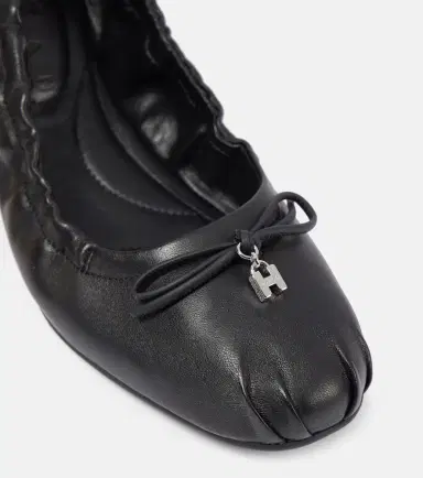 Hogan H684 bow-detail leather ballet flats | Thumbnail 4
