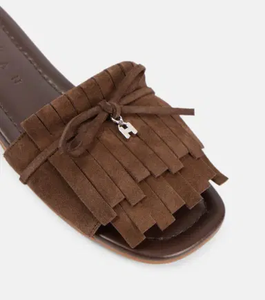 Hogan H685 fringed suede slides | Thumbnail 2